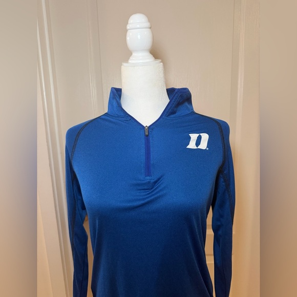 Duke University Blue Devils 1/4 Zip Pullover | Colosseum | Sz S NWT - Picture 6 of 8